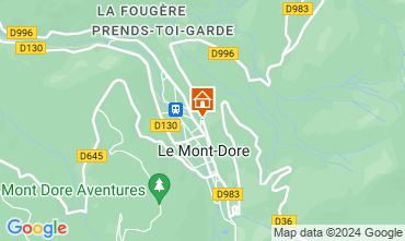 Mappa Le Mont Dore Appartamento 120119
