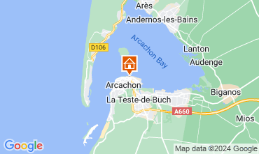 Mappa Arcachon Appartamento 93023