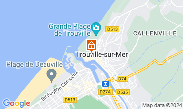 Mappa Trouville sur Mer Casa 31880