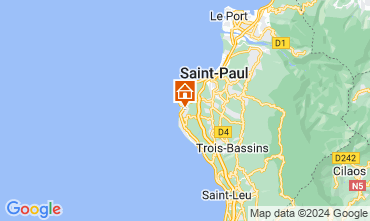 Mappa Saint-Gilles les Bains Villa  125904