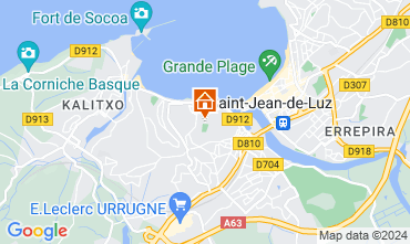 Mappa Saint Jean de Luz Appartamento 22188