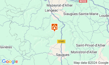 Mappa Le Puy en Velay Agriturismo 129222