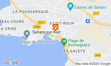 Mappa Sanary-sur-Mer Appartamento 18103