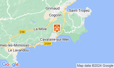 Mappa Cavalaire-sur-Mer Appartamento 83253