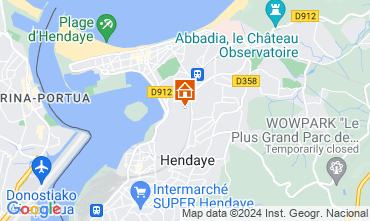 Mappa Hendaye Appartamento 82539