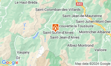 Mappa Saint Sorlin d'Arves Monolocale 81448