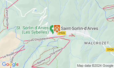 Mappa Saint Sorlin d'Arves Monolocale 81448