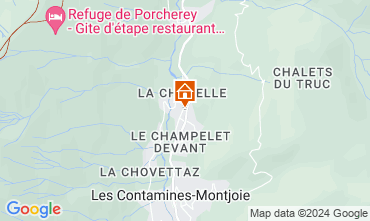 Mappa Les Contamines Montjoie Chalet 923