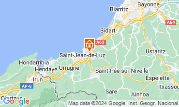 Mappa Saint Jean de Luz Appartamento 103260