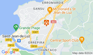 Mappa Saint Jean de Luz Appartamento 103260