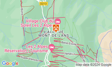 Mappa Les 2 Alpes Appartamento 127208