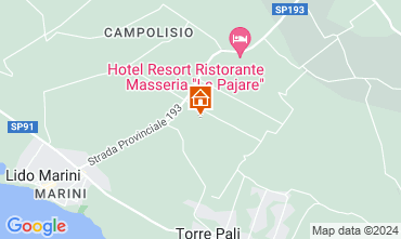 Mappa Pescoluse Villa  88850