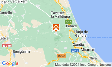 Mappa Gandia Casa 127634