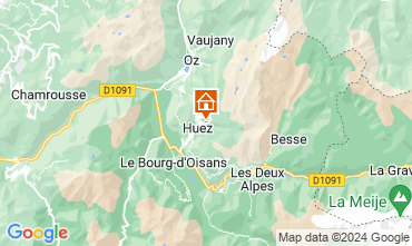 Mappa Alpe d'Huez Monolocale 120384