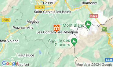 Mappa Les Contamines Montjoie Appartamento 27274