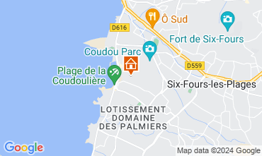 Mappa Six Fours Les Plages Appartamento 93946