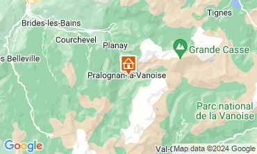 Mappa Pralognan la Vanoise Casa 81037