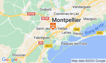 Mappa Montpellier Appartamento 124676