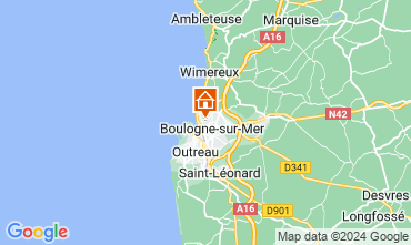 Mappa Boulogne/mer Agriturismo 116112