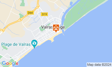 Mappa Valras-Plage Monolocale 78031