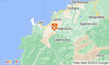 Mappa Calvi Appartamento 125526