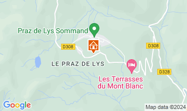 Mappa Praz de Lys Sommand Chalet 103426