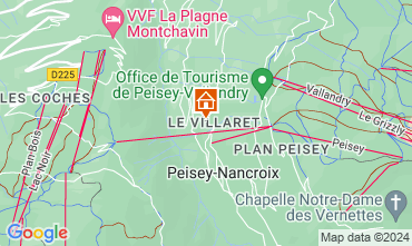 Mappa Peisey-Vallandry Chalet 126215