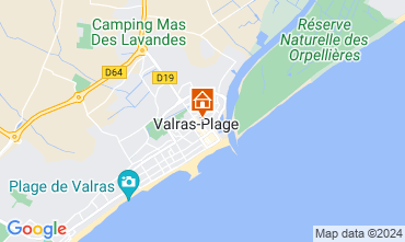 Mappa Valras-Plage Monolocale 10164