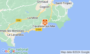 Mappa Cavalaire-sur-Mer Appartamento 9053