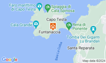 Mappa Santa Teresa di Gallura Villa  90063