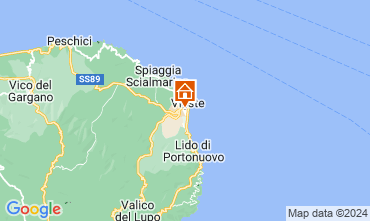 Mappa Vieste Appartamento 122603