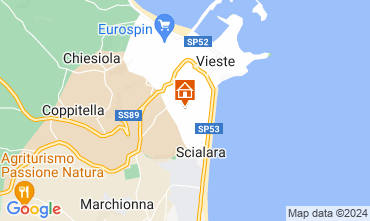 Mappa Vieste Appartamento 122603