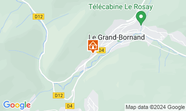 Mappa Le Grand Bornand Appartamento 122783