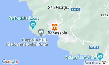 Mappa Bonassola Appartamento 121260