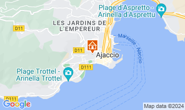 Mappa Ajaccio Appartamento 125962