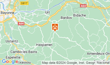 Mappa La Bastide-Clairence Casa 126674