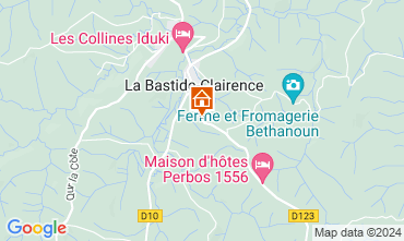 Mappa La Bastide-Clairence Casa 126674