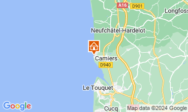 Mappa Le Touquet Appartamento 107941