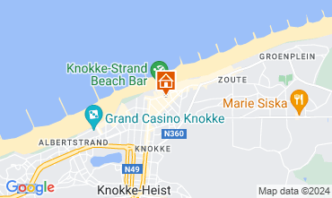 Mappa Knokke-le-Zoute Appartamento 125260