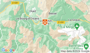 Mappa Les 2 Alpes Chalet 128566