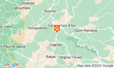 Mappa Vallon-Pont-D'Arc Villa  23758