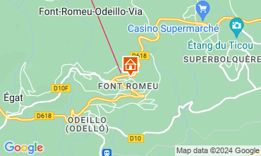 Mappa Font Romeu Appartamento 91444
