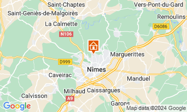 Mappa Nmes Villa  112551