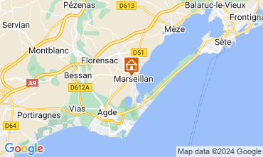 Mappa Marseillan Casa 126594