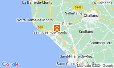 Mappa Saint Jean de Monts Casa mobile 128749