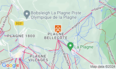Mappa La Plagne Appartamento 58207