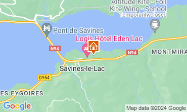 Mappa Savines-le-Lac Appartamento 128329