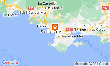 Mappa Sanary-sur-Mer Appartamento 116725