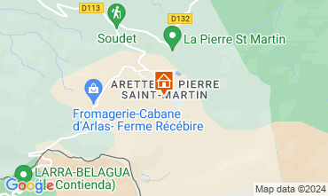 Mappa Arette La Pierre Saint Martin Appartamento 66669