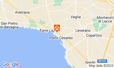 Mappa Porto Cesareo Appartamento 122611